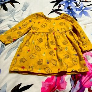 Baby girl  3-6 mos porcupine long sleeve shirt